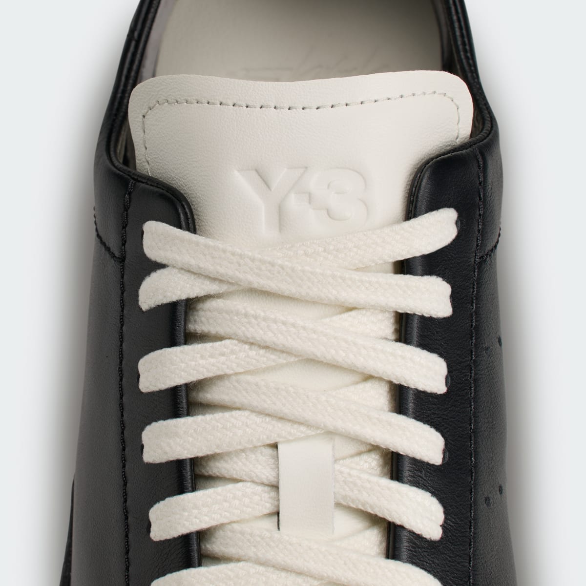 Adidas Men's Y-3 SUPERSTAR Sneakers - Black / Black / Off White - Image 8