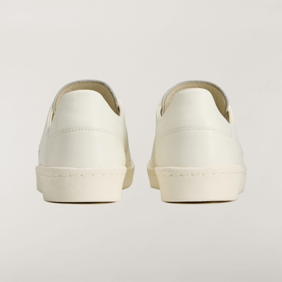 Adidas Men's Y-3 SUPERSTAR Sneakers - Off White / Off White / Off White - Image 5