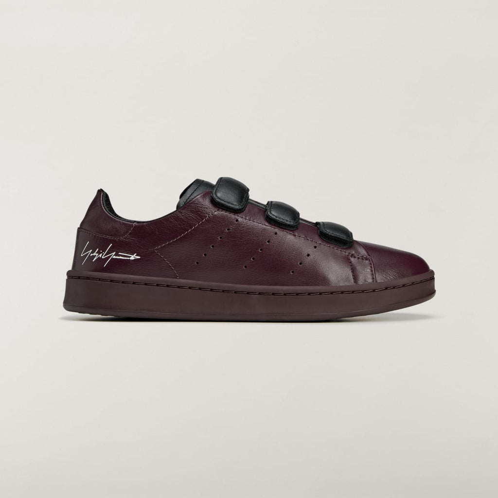 Adidas Women's Y-3 Stan Smith Hook-And-Loop - Shadow Maroon / Shadow Maroon / Black - Image 1
