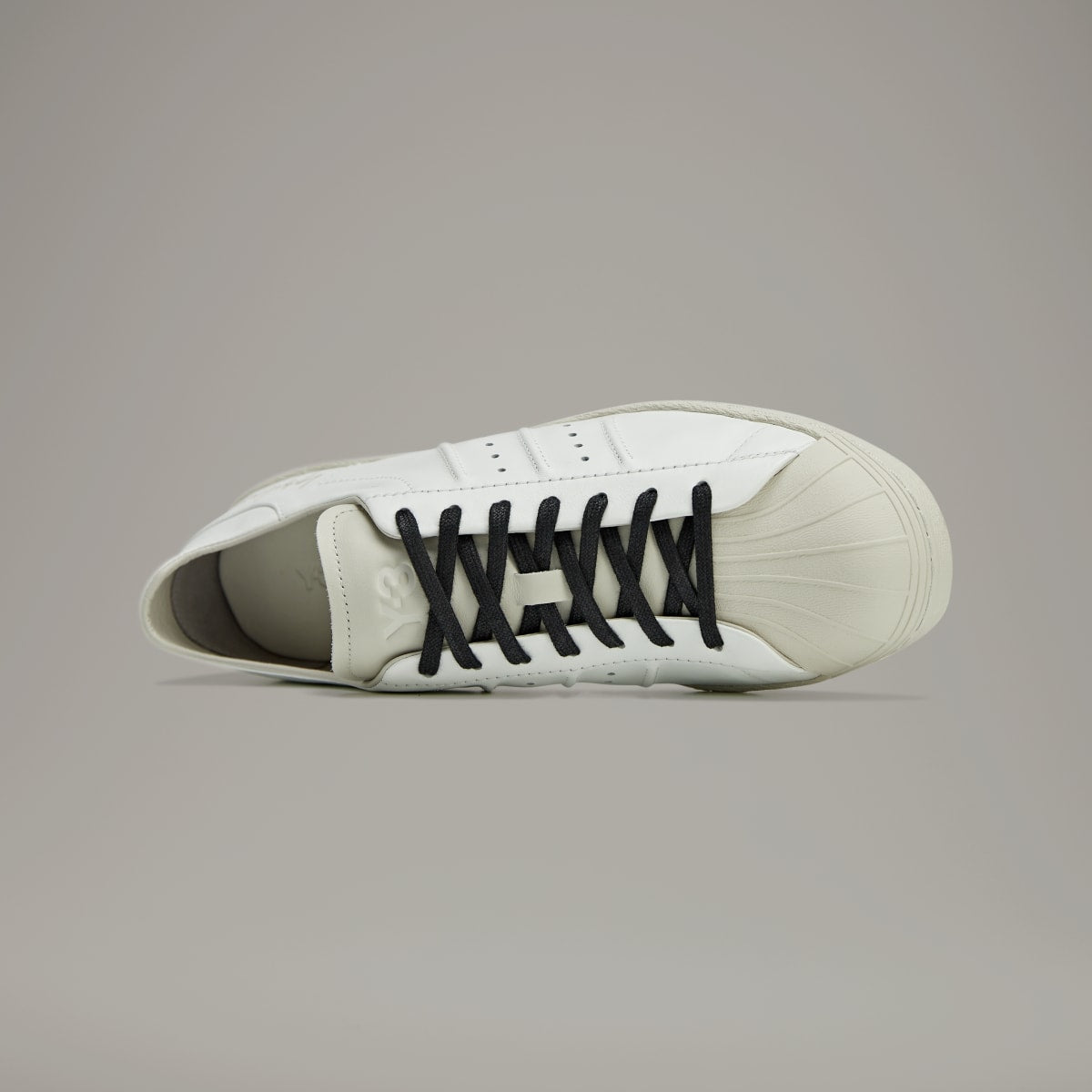 Adidas Men's Y-3 Superstar - Core White / Talc / Black - Image 2