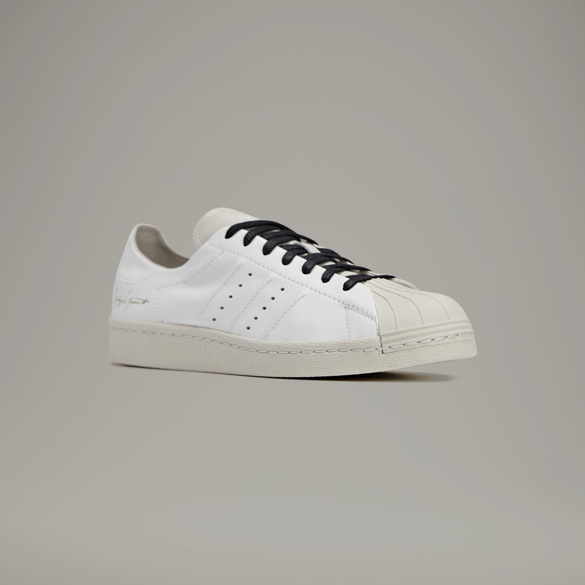 Adidas Men's Y-3 Superstar - Core White / Talc / Black - Image 4