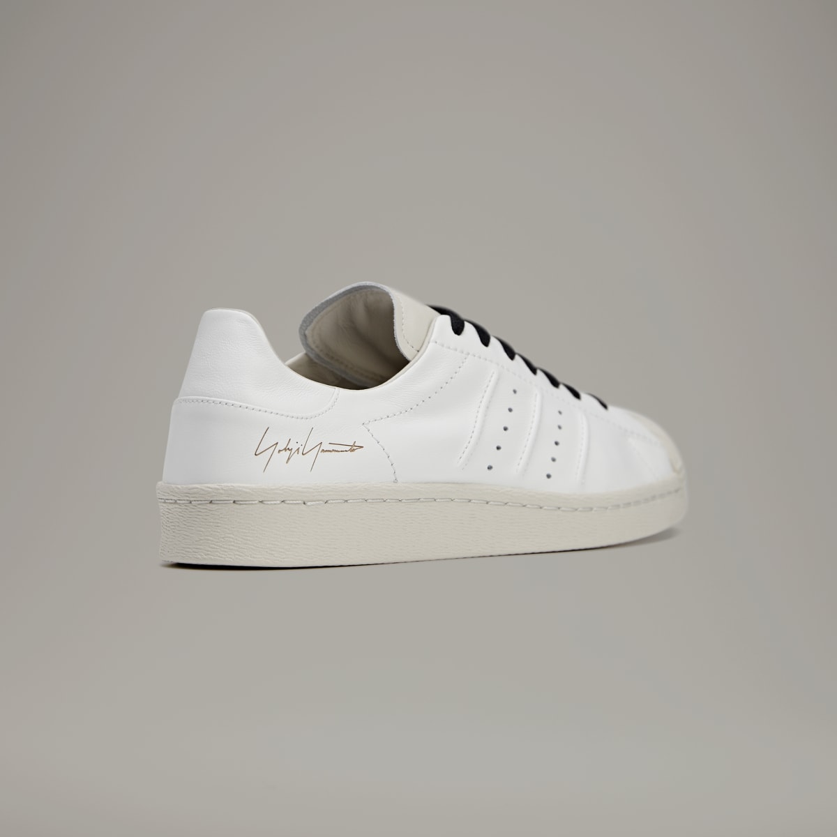 Adidas Men's Y-3 Superstar - Core White / Talc / Black - Image 5