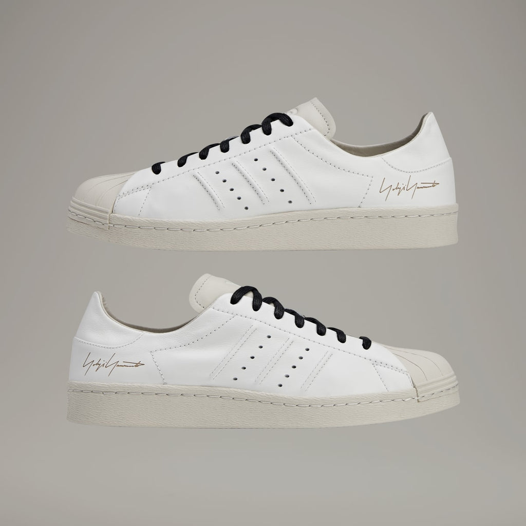 Adidas Men's Y-3 Superstar - Core White / Talc / Black - Image 7