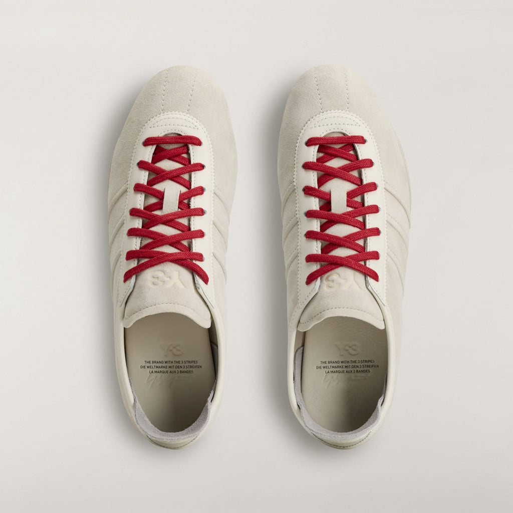 Adidas Women's Y-3 TOKYO Sneakers - Alumina / Off White / Active Maroon - Image 3