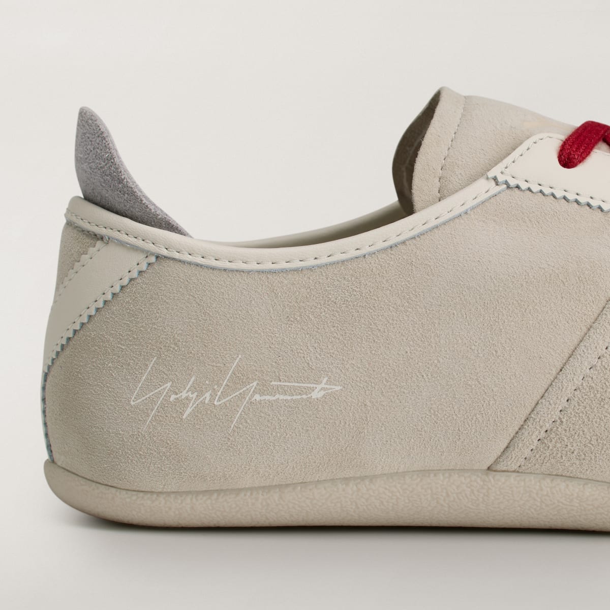 Adidas Men's Y-3 TOKYO Sneakers - Alumina / Off White / Active Maroon - Image 8
