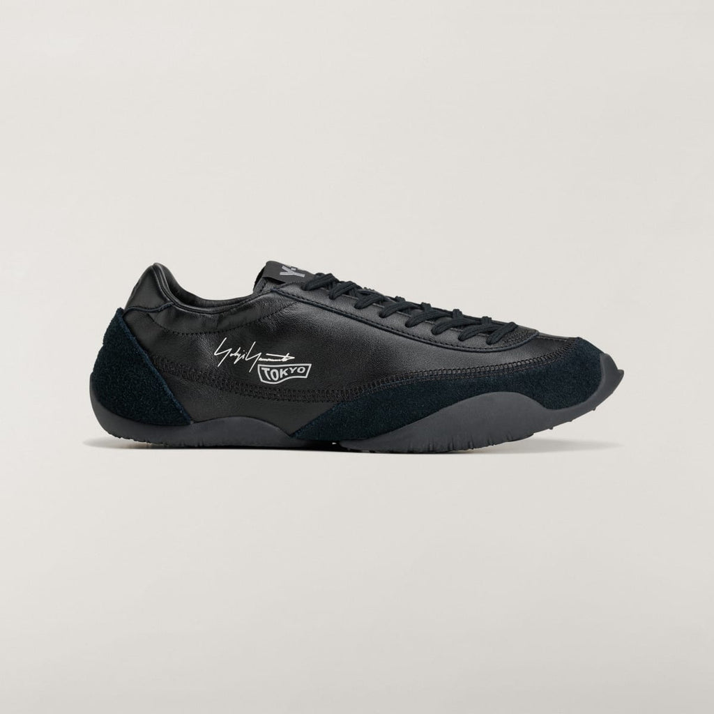 Adidas Men's Y-3 TOKYO WARPED Shoes - Black / Black / Black - Image 1