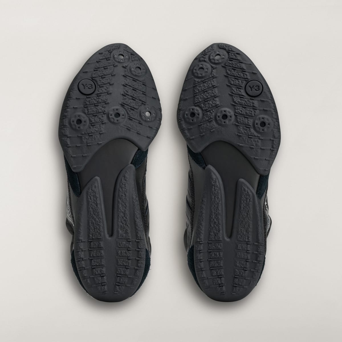 Adidas Women's Y-3 TOKYO WARPED Shoes - Black / Black / Black - Image 4