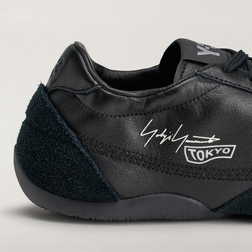 Adidas Men's Y-3 TOKYO WARPED Shoes - Black / Black / Black - Image 8