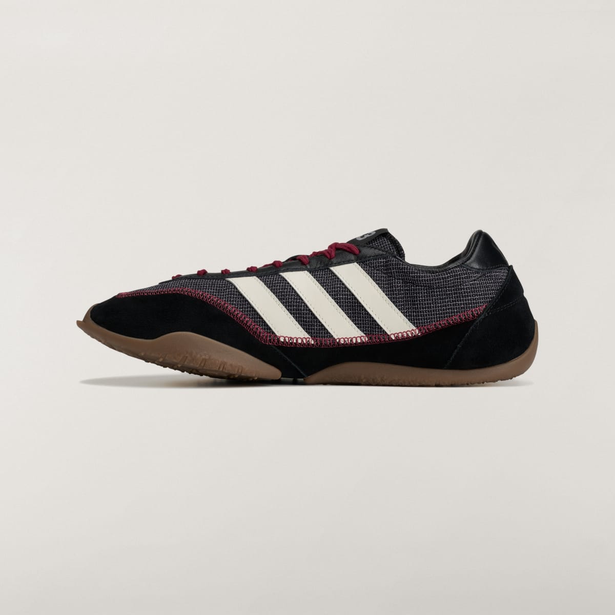 Adidas Women's Y-3 TOKYO WARPED Shoes - Black / Active Maroon / Gum - Image 7