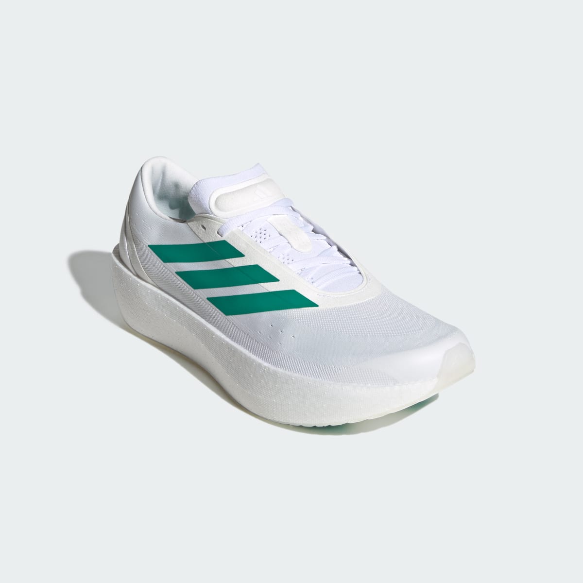 Adidas Men's ZENBOOST Running Shoes - Cloud White / Equipment Green / Equipment Green - Image 4