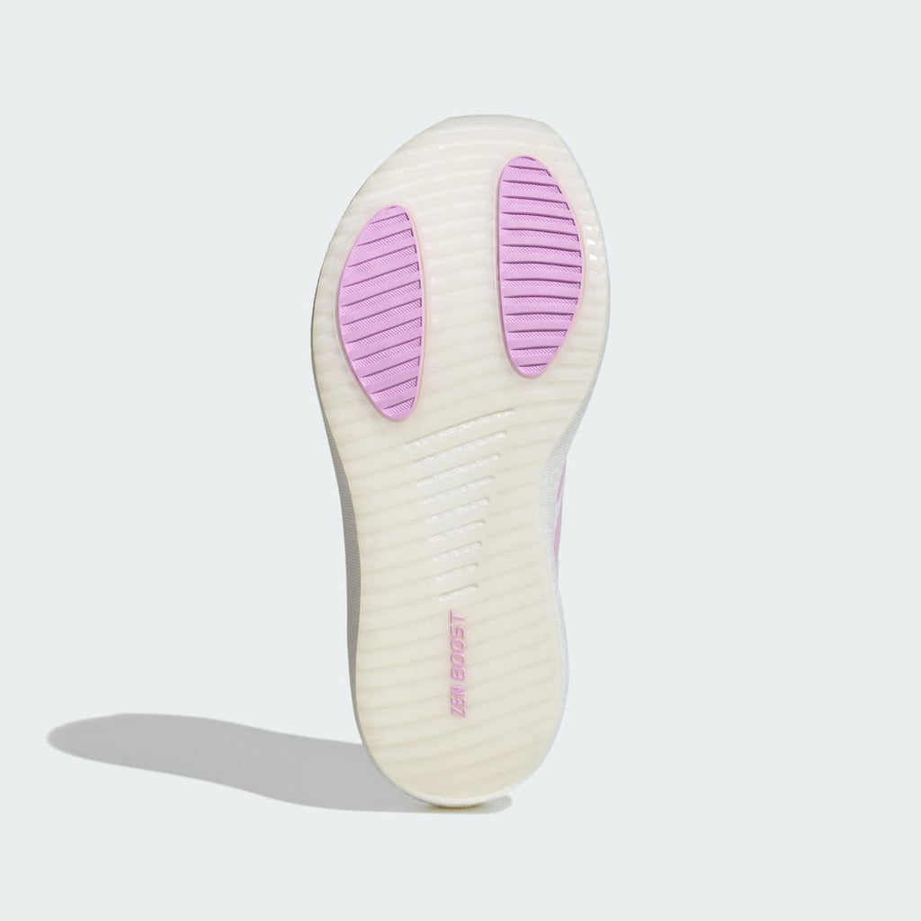 Adidas Women's ZENBOOST Running Shoes - Cloud White / Bliss Lilac / Bliss Lilac - Image 3