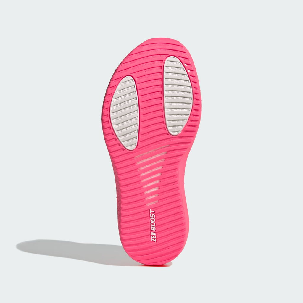 Adidas Women's ZENBOOST Shoes - Hyper White / Solar Turbo / Hyper White - Image 3