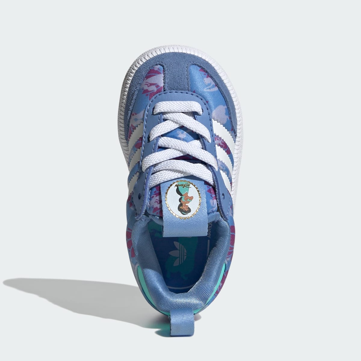 Adidas Kids' adidas Disney Princess ADIDAS SAMBA QUICKON SHOES - Supplier Colour / Supplier Colour / Gold Metallic - Image 3