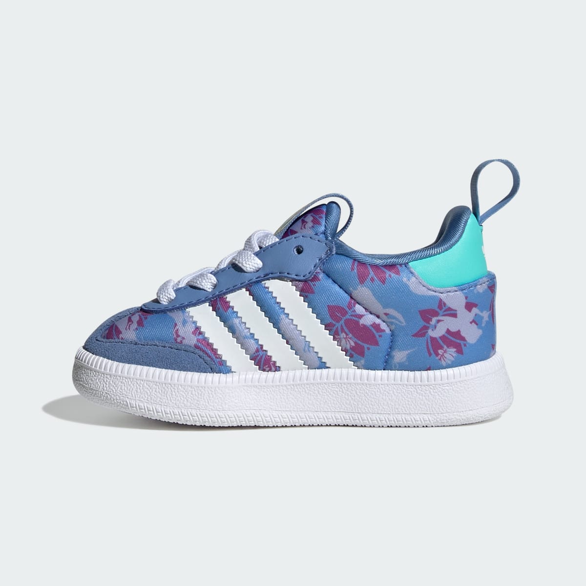 Adidas Kids' adidas Disney Princess ADIDAS SAMBA QUICKON SHOES - Supplier Colour / Supplier Colour / Gold Metallic - Image 7