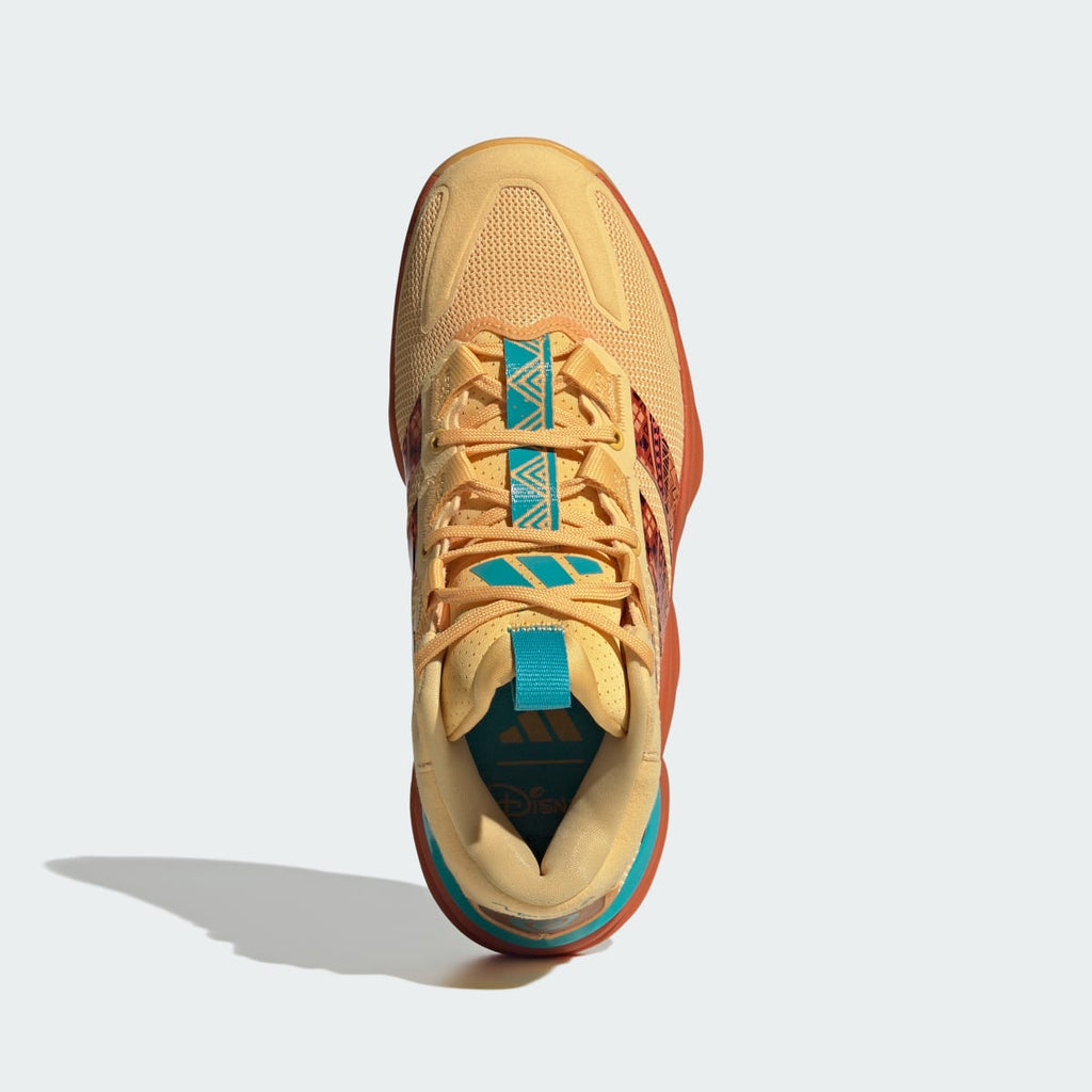 Adidas Women's adidas Disney Princess Court Stabil Indoor Shoes - Orange / Orange / Cloud White - Image 3