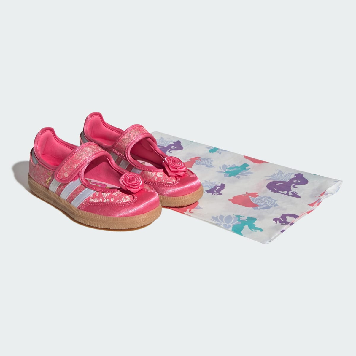 Adidas Kids' adidas Disney Princess SAMBA JANE SHOES - Supplier Colour / Supplier Colour / Gum - Image 8