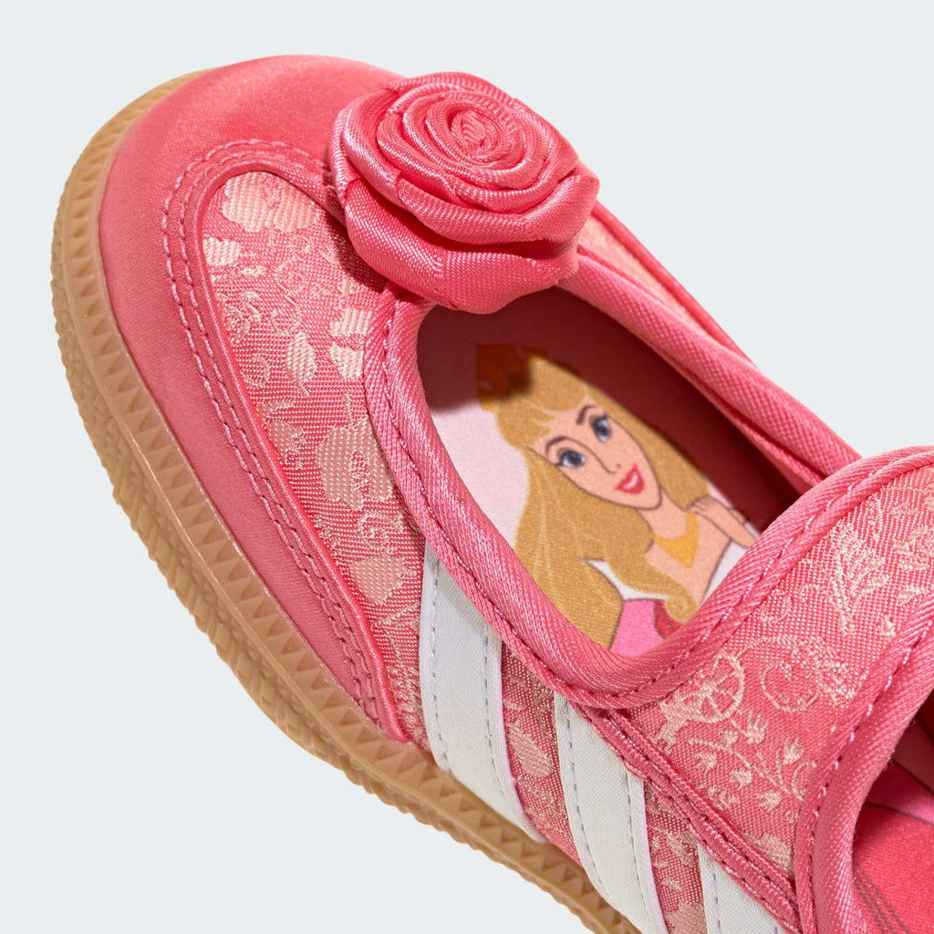 Adidas Kids' adidas Disney Princess SAMBA JANE SHOES - Supplier Colour / Supplier Colour / Gum - Image 9