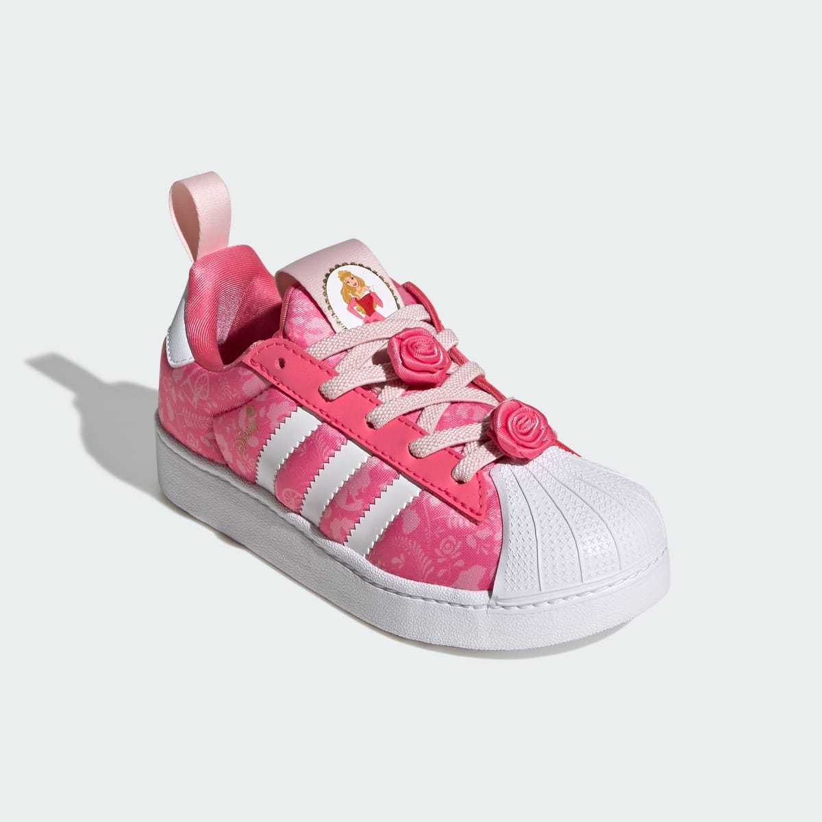 Adidas Kids' adidas Disney Princess SUPERSTAR QUICKON SHOES - Supplier Colour / Supplier Colour / Gold Metallic - Image 4