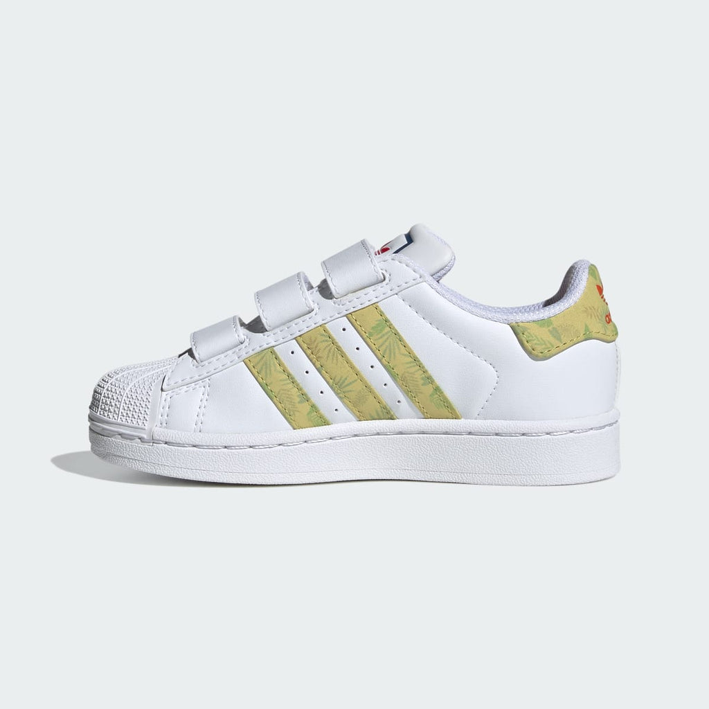 Adidas Kids' adidas Disney Zootopia Superstar II Comfort Closure Shoes Kids - Cloud White / Cloud White / Linen Green - Image 7