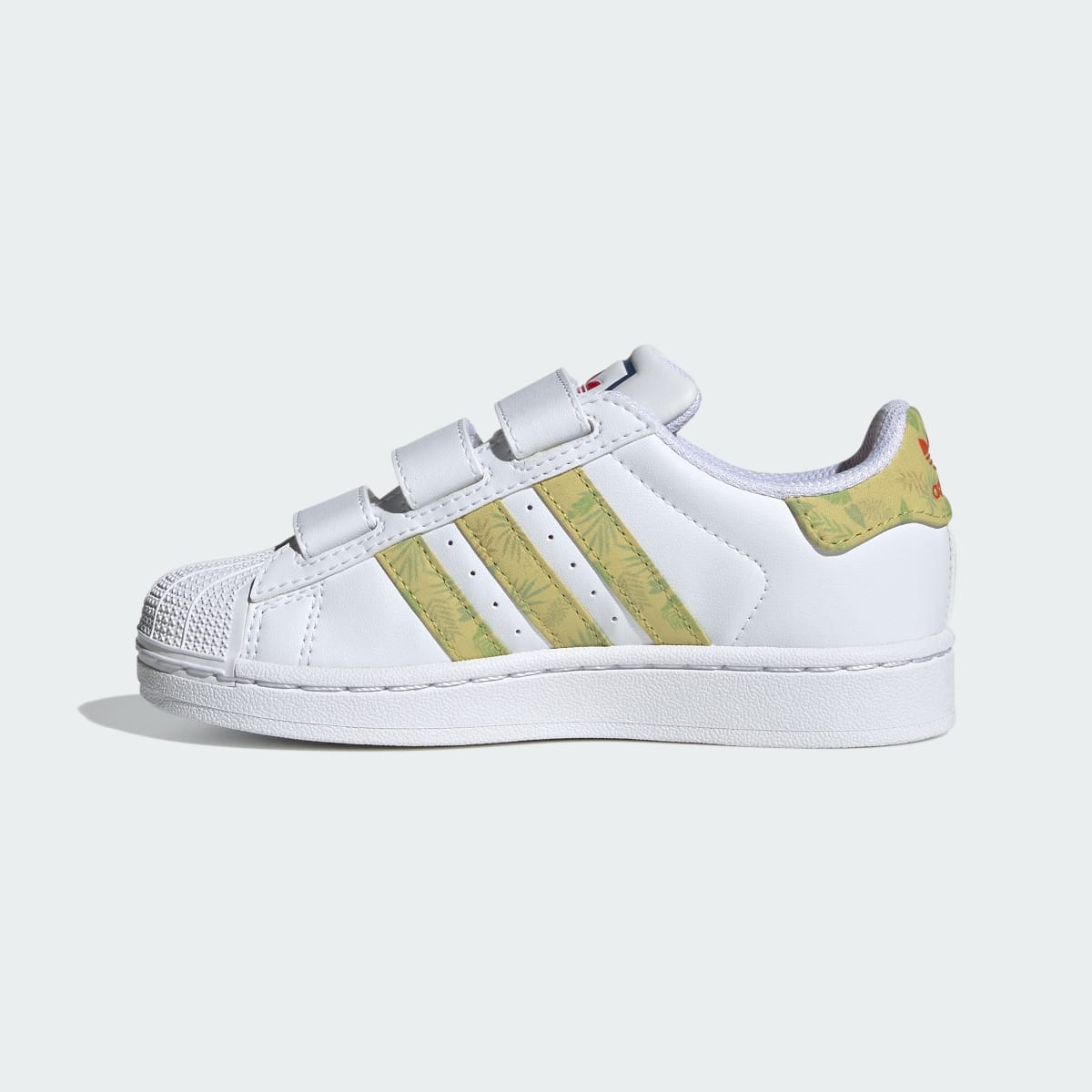 Adidas Kids' adidas Disney Zootopia Superstar II Comfort Closure Shoes Kids - Cloud White / Cloud White / Linen Green - Image 7