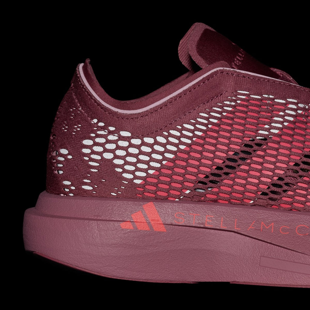Adidas Women's adidas by Stella McCartney ADIZERO EVO SL Shoes - Preloved Crimson / Solar Turbo / Reflective Silver - Image 11