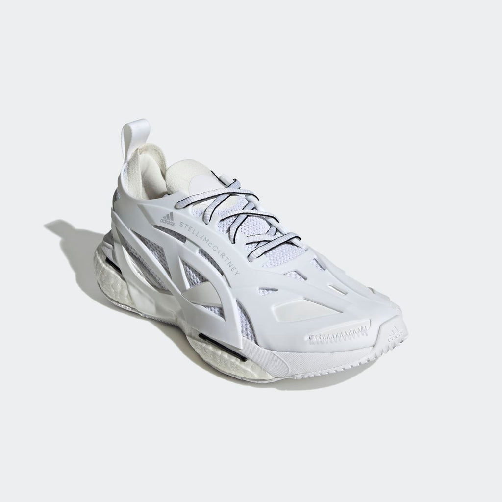 Adidas Women's adidas by Stella McCartney Solarglide Shoes - Cloud White / Active Orange / White Vapour - Image 4
