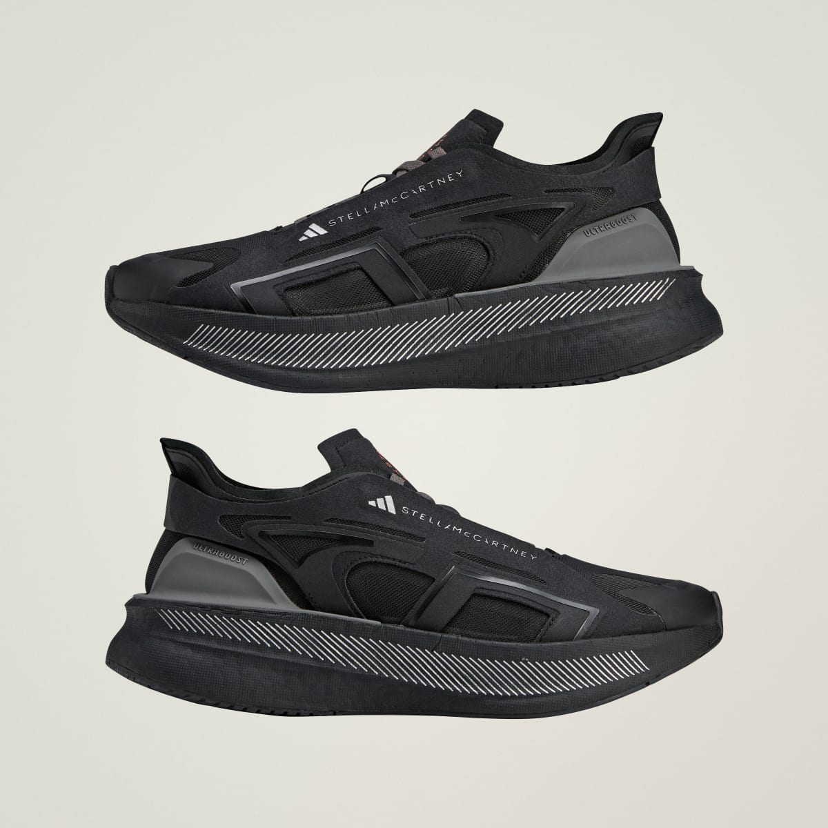 Adidas Women's adidas by Stella McCartney Ultraboost 5 Shoes - Core Black / Crew Orange / Charcoal - Image 8