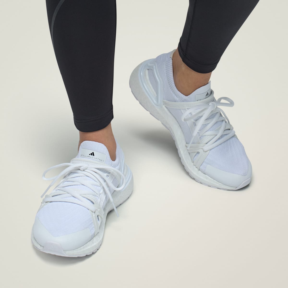 Adidas Women's adidas by Stella McCartney Ultraboost DNA Shoes - Cloud White / Cloud White / Cloud White - Image 2