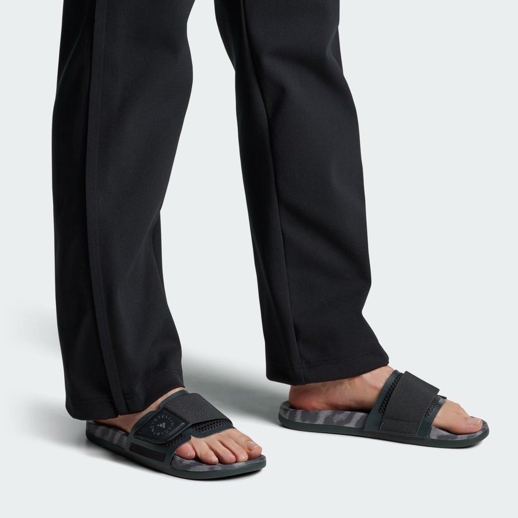 Adidas Women's adidas by Stella McCartney slide shoes - Carbon / Carbon / Carbon - Image 3