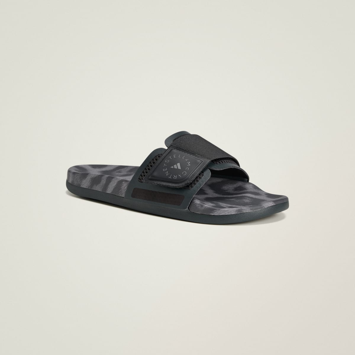 Adidas Women's adidas by Stella McCartney slide shoes - Carbon / Carbon / Carbon - Image 6