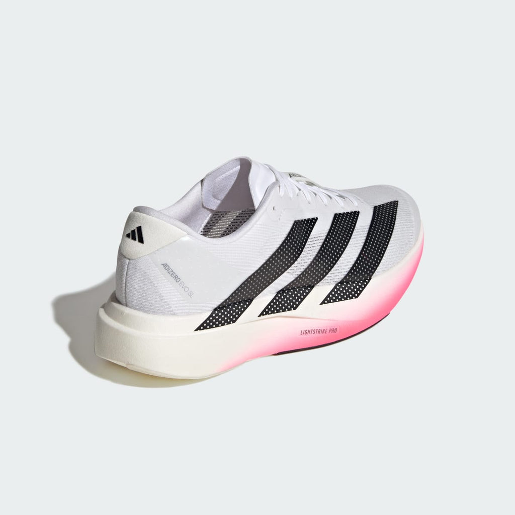 Adidas Men's adizero EVO SL Shoes - Cloud White / Core Black / Solar Turbo - Image 5