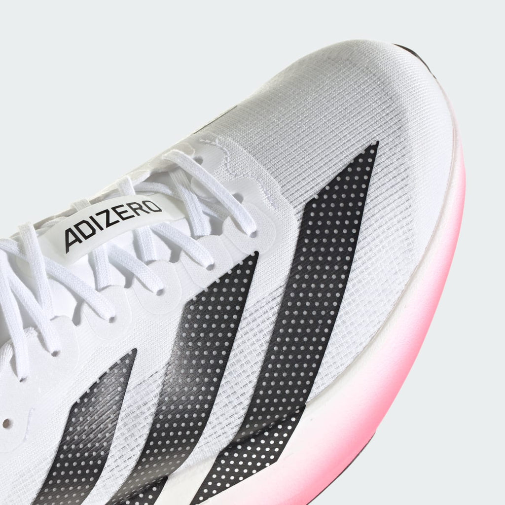 Adidas Men's adizero EVO SL Shoes - Cloud White / Core Black / Solar Turbo - Image 9